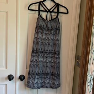 Prana Feather Cora Dress Black & White dress